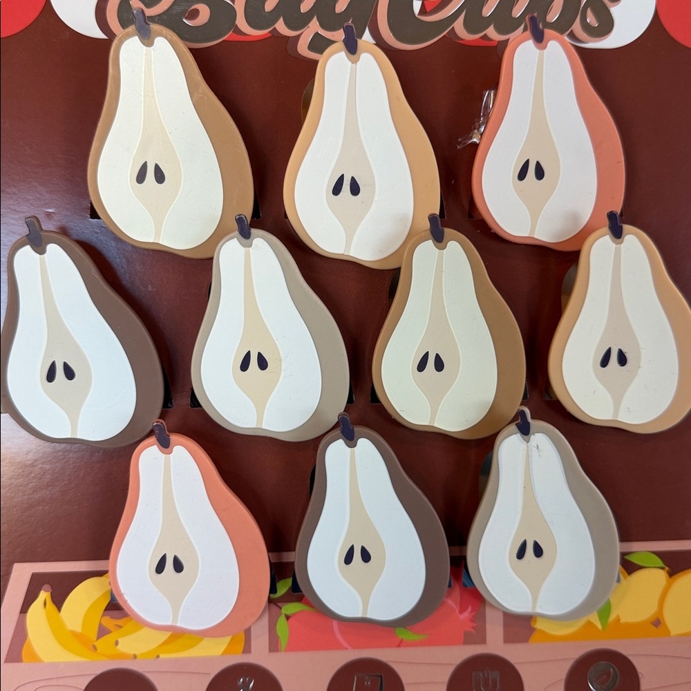 NWT Gourmet Pear-Shaped Bag Clips Set of Ten - Picture 3 of 3